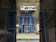 แผ่นแรงดันไอน้ำโฟมทรงกระบอกแบบ Rebonded ถังขึ้นรูปสามชั้น สายงานโฟม