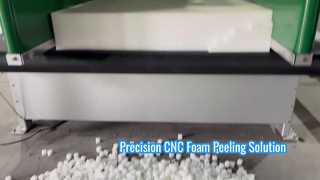 เครื่องปอกโฟม CNC ที่มีความแม่นยำสำหรับม้วนโฟม PU คุณภาพสูง