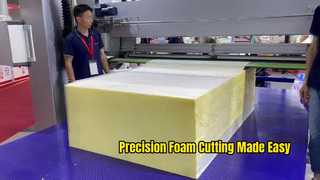 เครื่องสไลซ์โฟมแนวนอนที่แม่นยำสำหรับโรงงาน