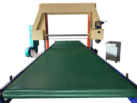 Horizontal Foam Slicer with Soft Belt Conveyor Vacuum Suction and 3000*2000mm Cutting Size