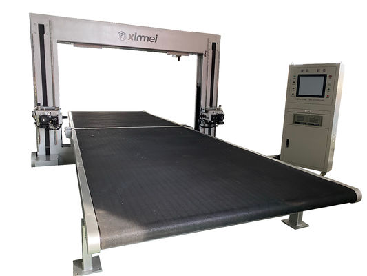 เครื่องตัดโฟม CNC ใบมีดคู่สั่นอัตโนมัติพร้อมความคลาดเคลื่อน ±0.5 มม. สำหรับบล็อกขนาด 3000x2300x1300 มม.