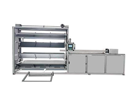 เครื่องเจาะบล็อคฟองคิวบิกและกระบอก อัตโนมัติกลางหลุม Puching perforated auto feeding