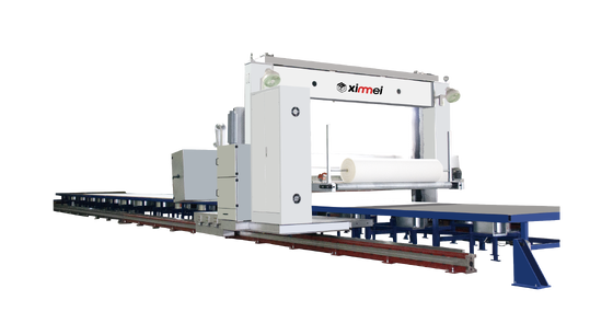 อุปกรณ์ตัดฟอง PU ความประสิทธิภาพสูง 2200mm ความกว้างการตัดด้วยความเร็ว 0-120m / นาที